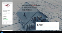Desktop Screenshot of e-text.it